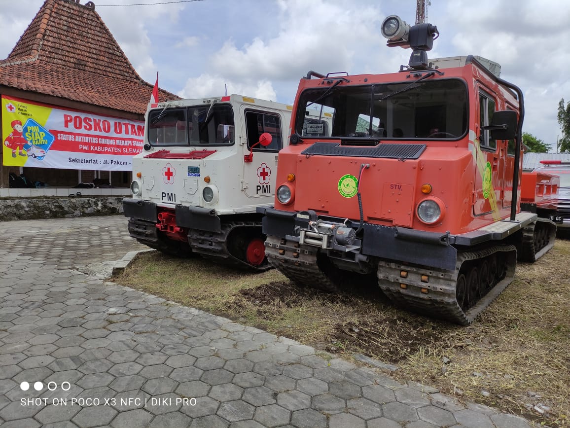 Siaga 3 Merapi, Basarnas Yogyakarta Siapkan Hugglund untuk Kegiatan Evakuasi