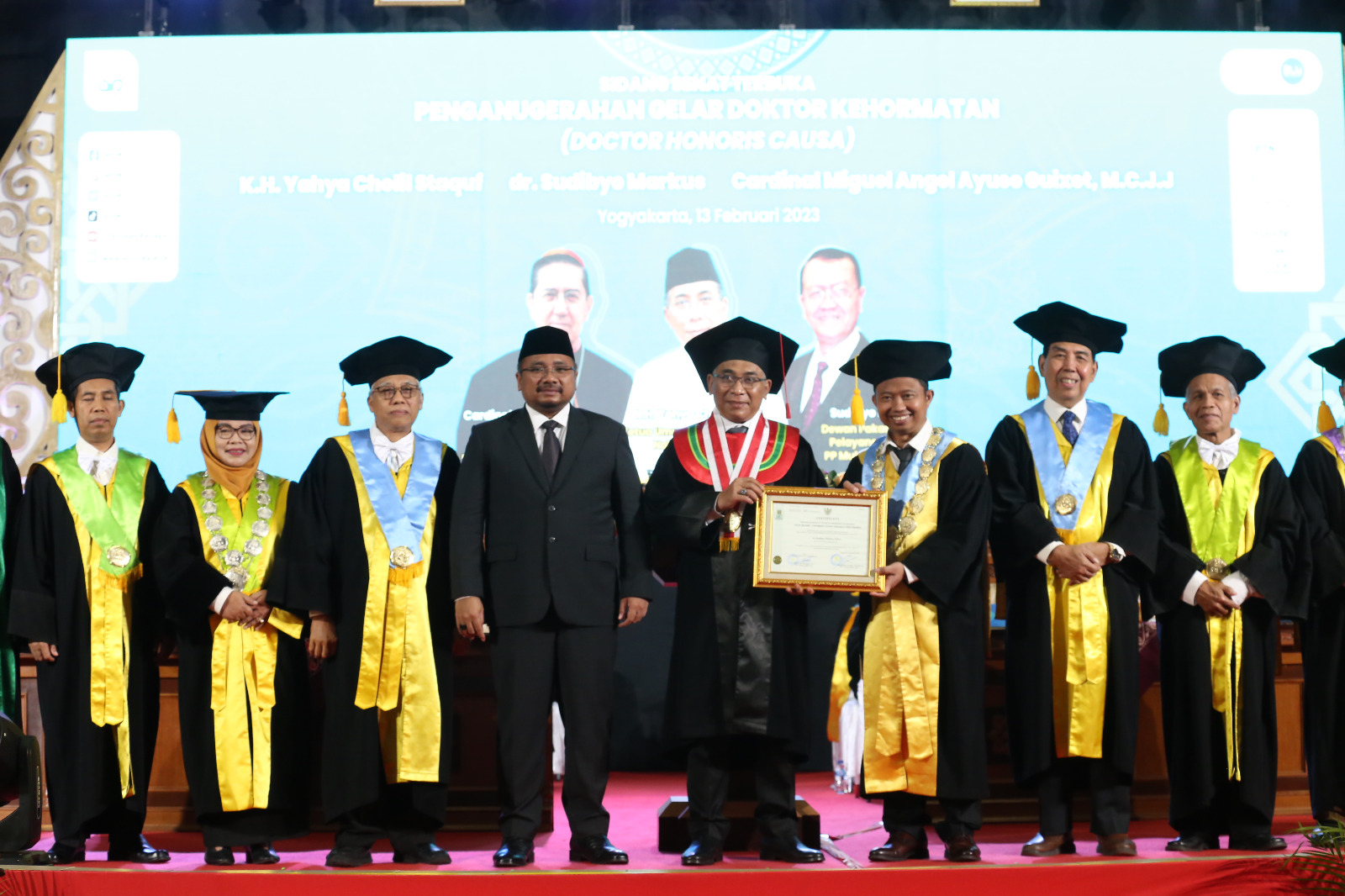 UIN Sunan Kalijaga Berikan Gelar Kehormatan kepada Tiga Tokoh Lintas Agama