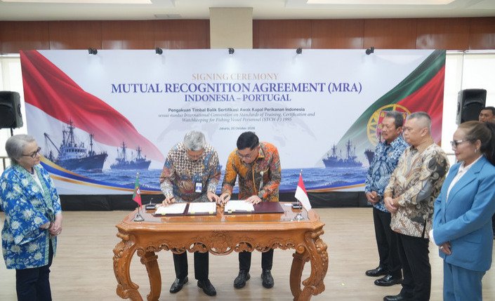 MRA Indonesia–Portugal Buka Peluang Awak Kapal Perikanan Indonesia Bekerja di Level Global